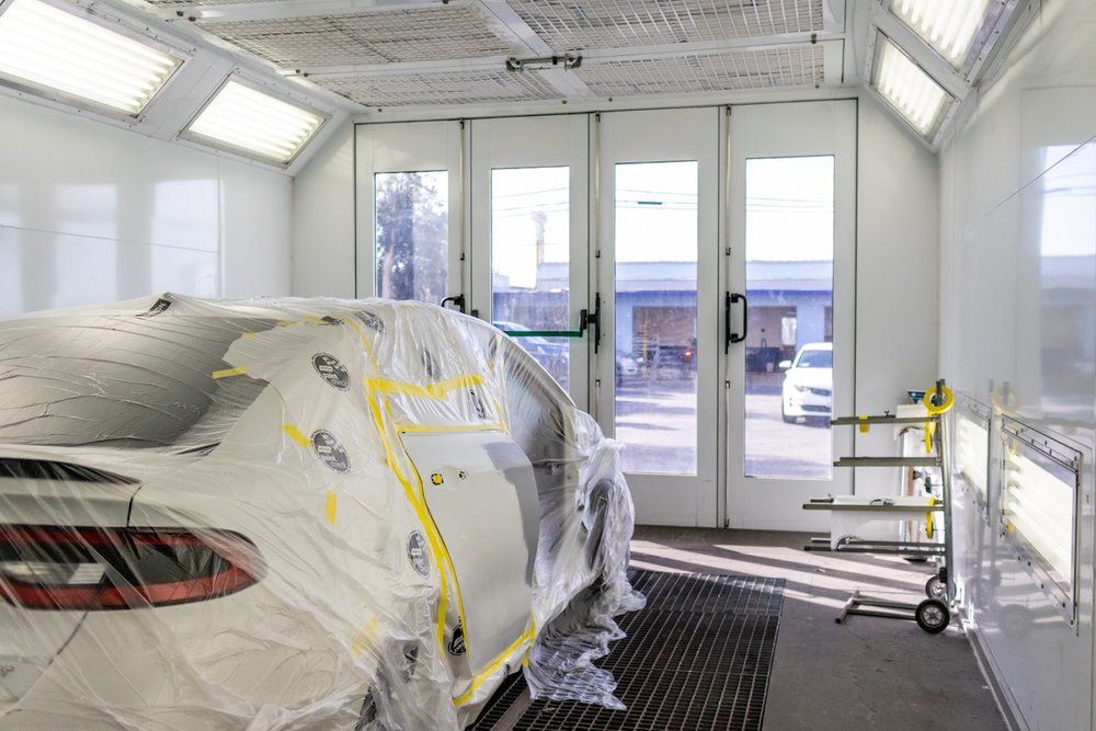 Dent removal and body work at Royal Collision Center in Fontana, CA